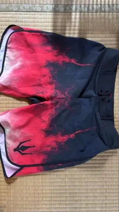 FIED フィジークパンツ 大会用 サーフパンツ 赤黒 NPC FWJ JBBF