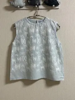 ミナペルホネン sky flower ハンドメイド ブラウス USED - メルカリ