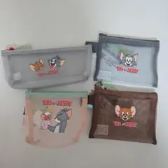 トム&ジェリー　メッシュポーチ　４点のサムネイル