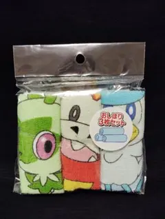 新品　ポケモン　おしぼりタオル 3枚セット　男の子のサムネイル