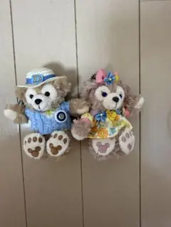 ダッフィー & シェリーメイ ぬいぐるみキーホルダーセット