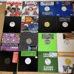 ①洋楽レコード16枚セット　エミネム　HIPHOP NELLY