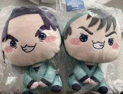 忍たま 桜 もちぴこ 文次郎　留三郎　big ぬいぐるみ　2体セット