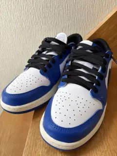 Nike Air Jordan 1 Low ホワイト/ブルー/ブラック