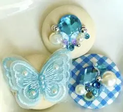 121-ハンドメイド★ブローチorヘアゴムセット（説明欄必読‼︎）