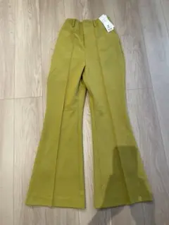 FREE'S MART からし色　フレアパンツ M