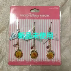 【新品未使用】ディズニープリンセス イヤホンジャック付ストラップ 3個入り