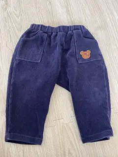 ミキハウスパンツ 80ネイビー