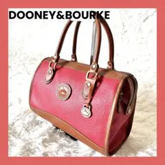 ✨希少✨ DOONEY&BOURKE 赤 ミニボストンバッグ レザー 本革