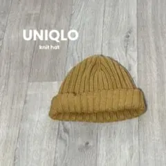 UNIQLO ユニクロ　HEATTECH マスタード ニット帽 ワンサイズ