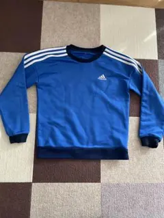 【人気】アディダス クライマライト トレーナー 140 ブルー 3本ライン