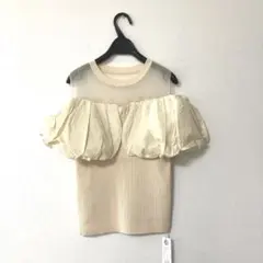 LAGUNAMOON バルーンオフショルダーニット　未使用品