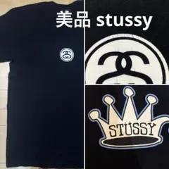 STUSSY ステューシー サークル SSロゴ Tシャツ ブラック　old 90のサムネイル