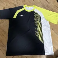 Mizuno ALL JAPAN 2018 Tシャツ Lサイズ 黒/黄