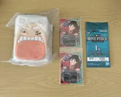 ワンピース　一番くじ　E賞　I賞　プロモカード2枚　ルフィ