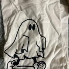 ゴーストプリント Tシャツ ホワイト