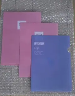 SEVENTEEN SVT セブチ セブチカフェ クリアファイル 3枚セット