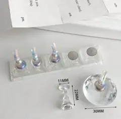 ネイル用 チップスタンド ダイヤ型スタンド付き