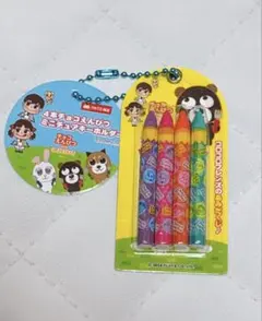 不二家 チョコえんぴつ ミニチュアキーホルダー タイトー限定　ペコちゃん