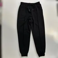 値下げしました、黒 ジョガーパンツ ゴムウエスト