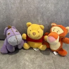 ディズニー&ピクサーキャラクター くまさん大集合ぬいぐるみ 【3点