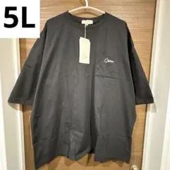 新品 ロゴス LOGOS DAYS 胸ポケット メンズ Tシャツ 5L ブラックのサムネイル