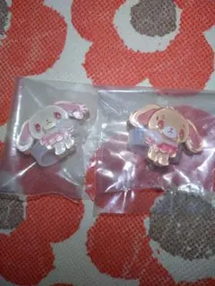 Sanrio Jewelry Deco Band Sugarbunnies White Rabbit Black Rabbit Gacha