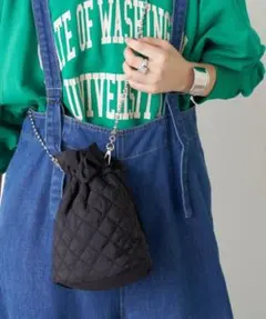 CIAOPANIC TYPY キルティングショルダーバッグ