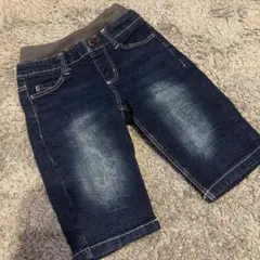 最終値下！男の子デニムハーフパンツ（110）