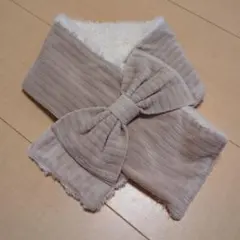 最終値下げGREEN LABEL RELAXING リボン付きボアマフラー