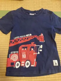 UMIKIRIN 消防車Tシャツ 120
