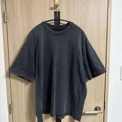 ZARA ウォッシュ加工 Tシャツ ブラック EUR/USA Sサイズ 38