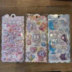 ウォーターシール　ぷくぷくシール　おしりシール　ユニコーン　ねこ　うさぎ