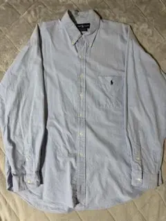 【極美品】Ralph Lauren ライトブルー ボタンダウンシャツ