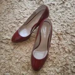 綺麗 Odette e Odile オデットオディール ボルドー 赤茶 パンプス