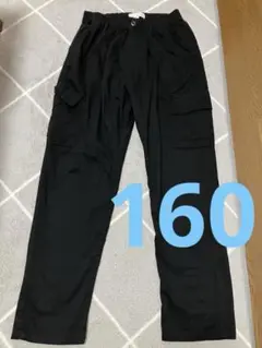 カーゴパンツ160ブラック新品