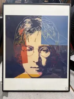 John Lennon 切り絵 ポップアート 額装済み - メルカリ