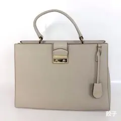 Samantha Thavasa サマンサタバサ ハンドバッグ グレージュ - メルカリ