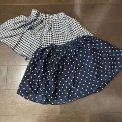 GLOBAL WORK キッズ　XL スカート　インナーパンツ付き