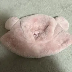ディズニー ミッキー バケットハット 帽子 ピンク もこもこ