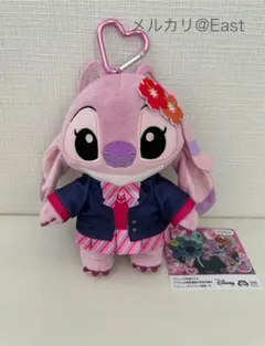 【タグ付き】スティッチ ぎゃるKAWAふぉと カラビナ付きぬいぐるみ エンジェルのサムネイル