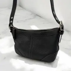 コーチ レザー 2way ショルダーバッグ ワンショルダー ブラック COACH