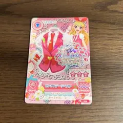 アイカツ カード キュート ピンクステージベスト 星宮いちご サイン入り