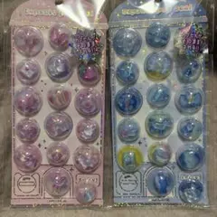 カミオジャパン　カプセルポップシール　ブルー　ピンク　２点まとめ売り