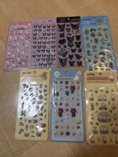 シール７枚まとめ売り　ボンボンドロップシール　ぷくぷくシール　他★ すべて正規品