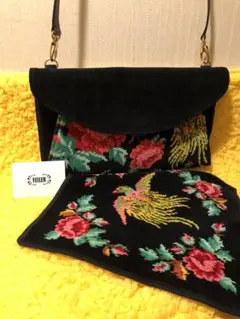 FEILER フェイラー　ショルダーバック　大判ハンカチ　パラディス柄　セット