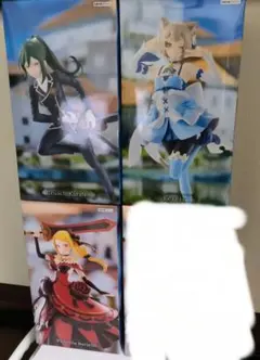 フィギュア ３体セット[GiGO限定] リゼロ 王選候補者と騎士【未開封】