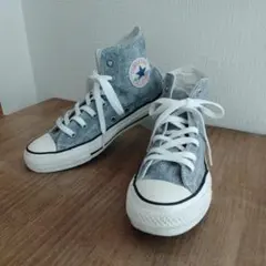 匿名配送｜コンバースオールスター　ハイカット　24.5　グレー　ペイズリー柄