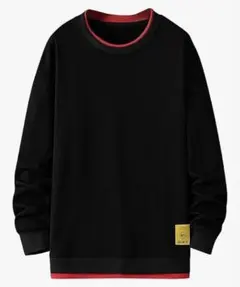 トレーナー メンズ 大きいサイズ 秋服 プルオーバー 長袖tシャツ 丸首 M