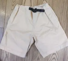 GRAMICCI ショートパンツ ハーフパンツ 半ズボン 130 ベージュキッズ
